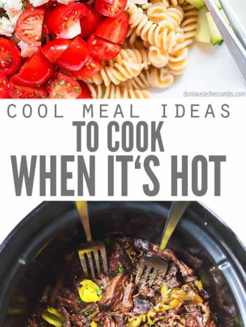 Cooking dinner doesn't sound fun when it's hot outside, but you have to eat! Get 8 tips for cooking dinner without heating up the house & stay cool.
