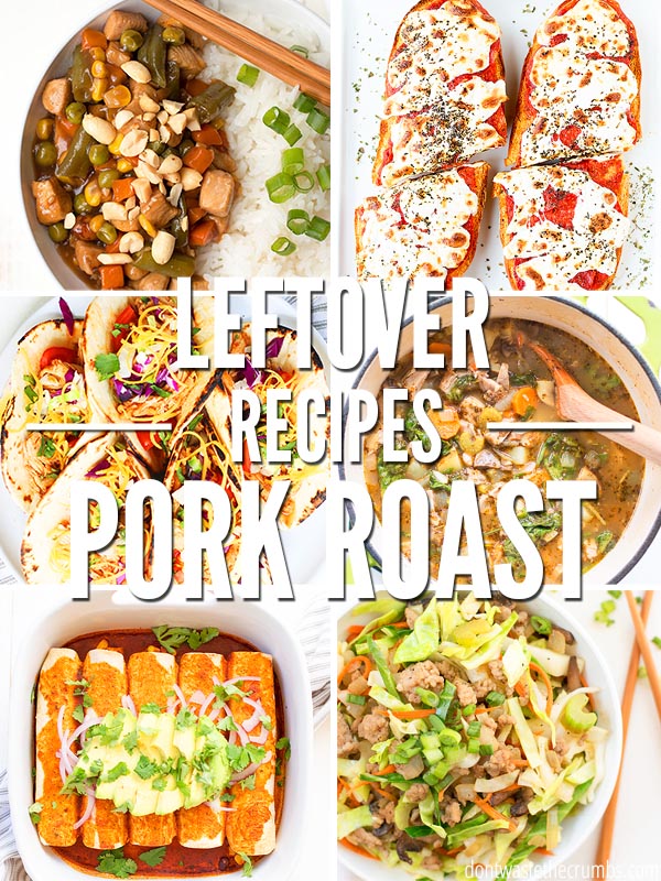 Use these tips for stretching one pork loin and feeding your family real food on a budget! Plus a list of easy leftover pork roast recipes!
