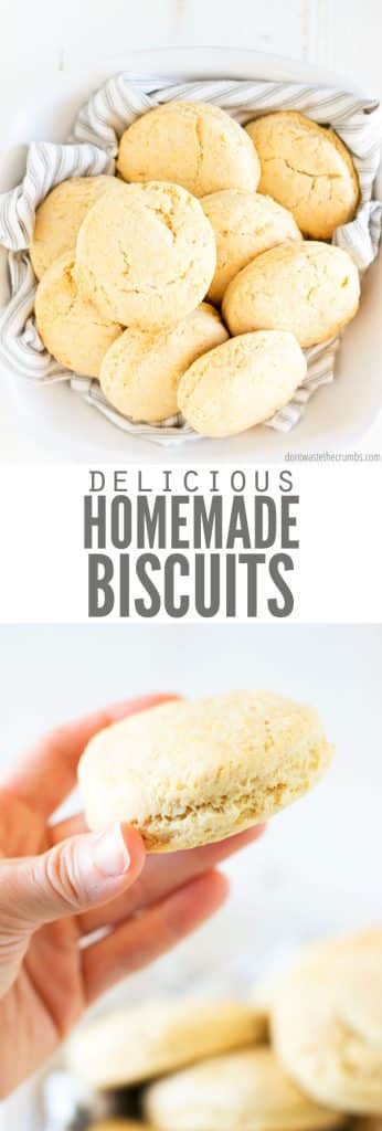 Flaky Biscuit Recipe from Scratch! (Only 5 Ingredients!)