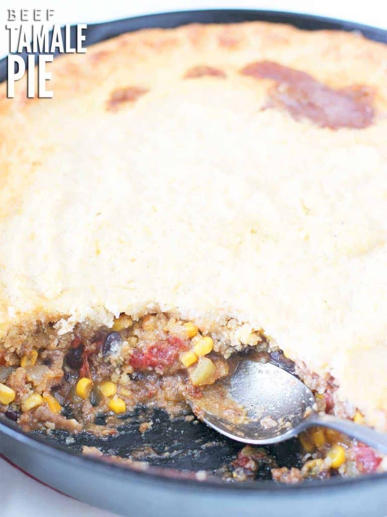 Beef Tamale Pie Easy, OnePot Meal in Less Than an Hour