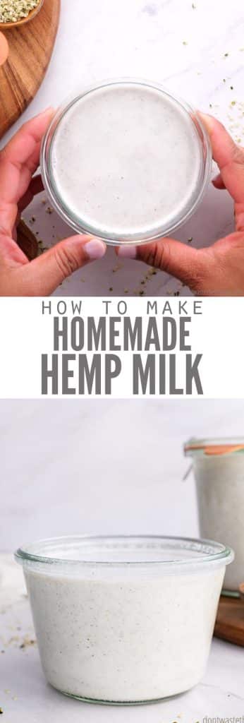 How to Make Hemp Milk