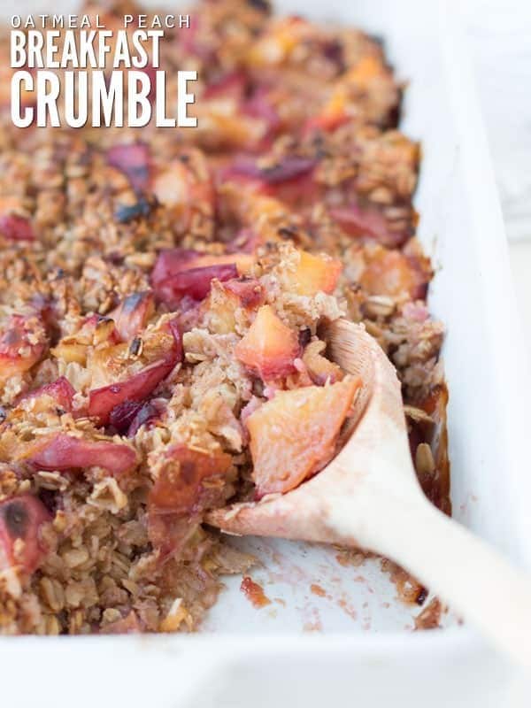 Oatmeal Peach Crumble Recipe